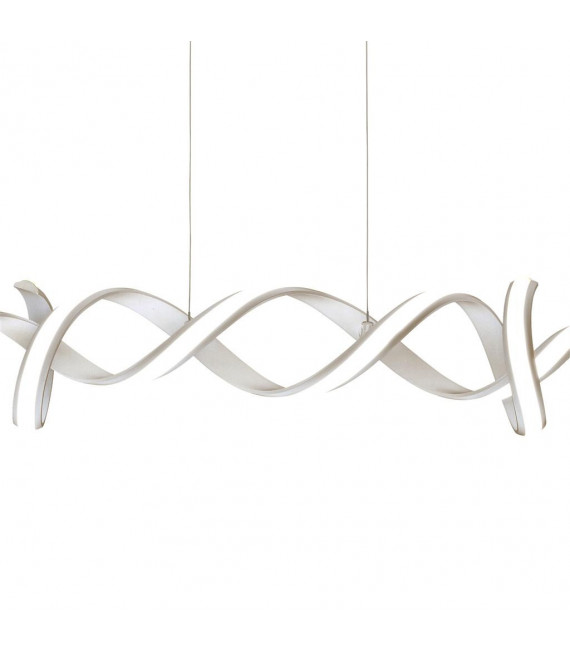 Plafón LED Music integrado Acrílico, aluminio, acero dulce Plata, blanco 23 cm