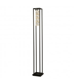 Lampe Design Elevator Verre,acier inoxydable,acier doux Chrome,Noir mat,Transparent