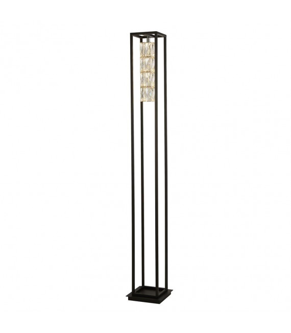 Lampada per ascensore di design Vetro, acciaio inossidabile, acciaio dolce cromato, nero opaco, trasparente