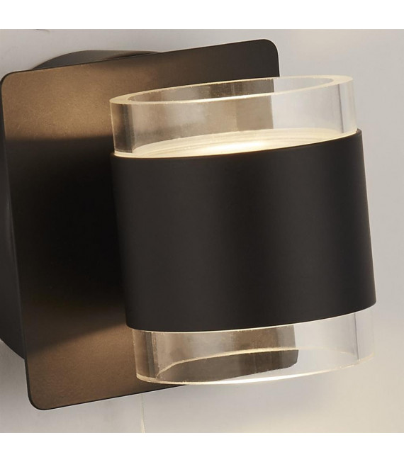Applique de salle de bains Tumbler Acrylique,plastique,acier doux Argent,Opale blanc,Noir mat,Transparent