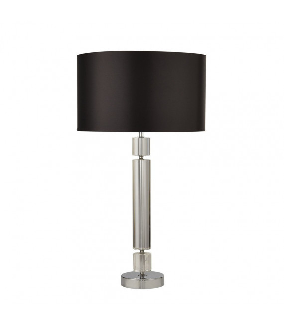 Lampada da tavolo Vetro Cromo 1 lampadina 62cm