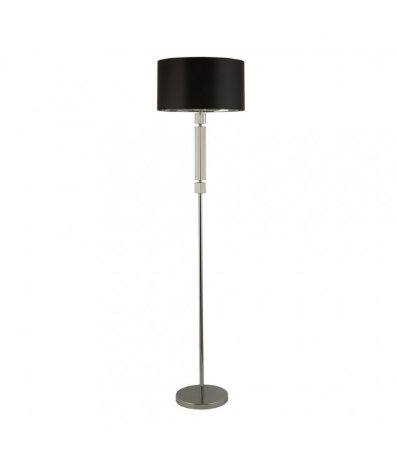 Lámpara de pie Cromo Cristal 1 bombilla 158,5cm