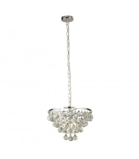 Michelle pendant Mild steel Chrome 4 bulbs 30cm
