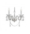 Applique murale Amaro Chrome 2 ampoules 41cm