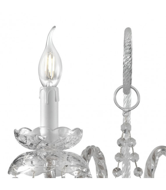 Amaro Chrome wall light 2 bulbs 41cm