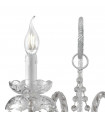 Applique murale Amaro Chrome 2 ampoules 41cm
