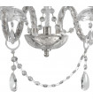 Applique murale Amaro Chrome 2 ampoules 41cm