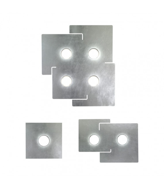 Foco Downlight Cuadrado blanco 1 bombilla 3cm