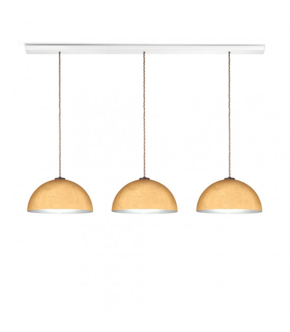 Cult pendant white 3 bulbs 250cm