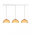 Suspension Cult blanc 3 ampoules 250cm