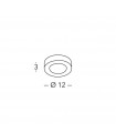 Spot Downlight Click Copper 1 bulb 3cm