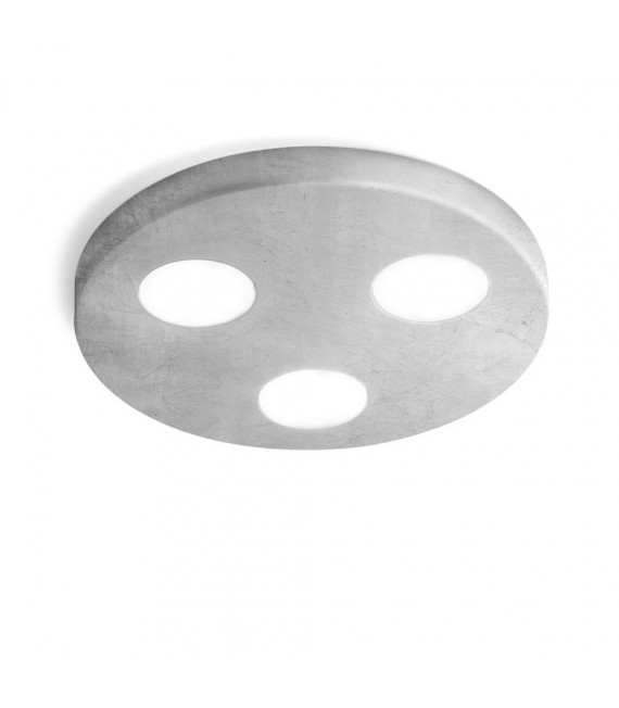 Spot Downlight Click Argento 3 lampadine 3cm