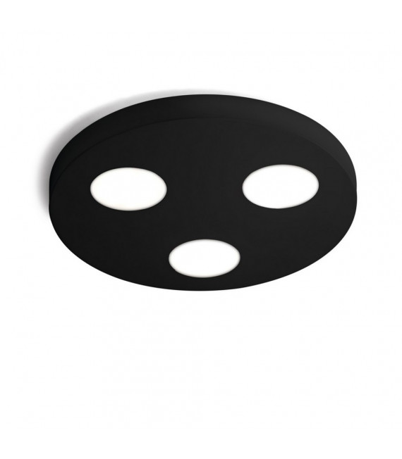 Spot Downlight Click Nero 3 lampadine 3cm
