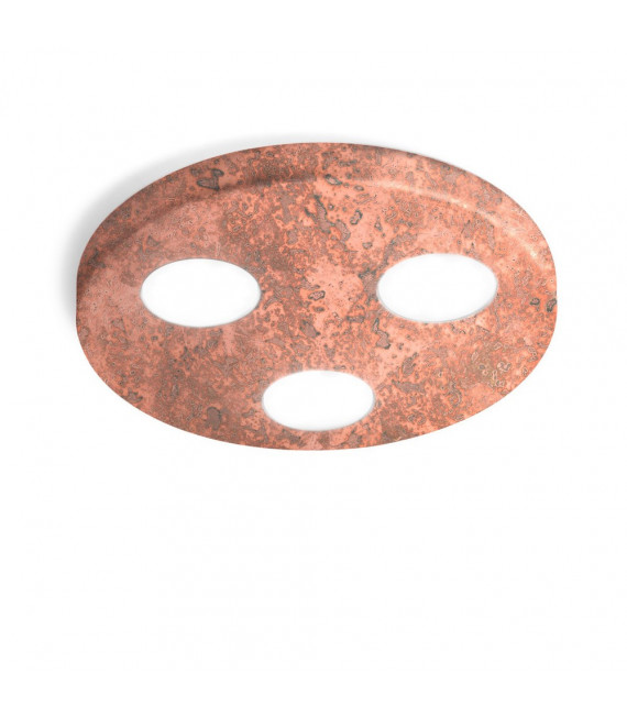 Foco Downlight Click Cobre 3 bombillas 3cm