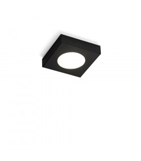 Spot Downlight Click Nero opaco 1 lampadina 3cm