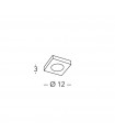 Spot Downlight Click Copper 1 bulb 3cm
