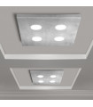 Spot Downlight Click Silver 4 bulbs 3cm