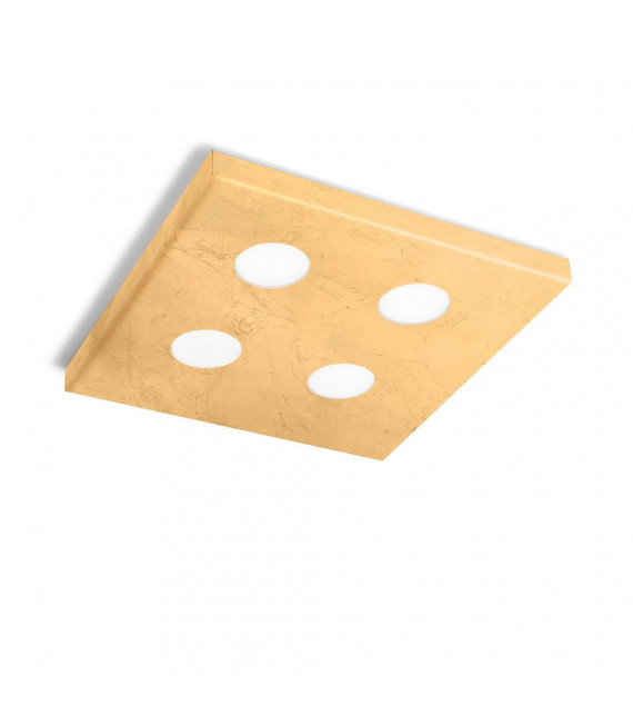 Foco Downlight Click Dorado 4 bombillas 3cm