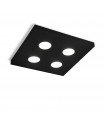 Spot Downlight Click 4 bulbs Black