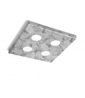 Spot Downlight Fare clic su 4 lampadine Argento