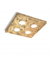 Spot Downlight Click 4 bulbs Gold