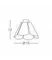 Spot Downlight Bloom Gold 1 bulb 12cm