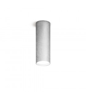 Spot Downlight Tubo Argento 1 lampadina 23,5 cm