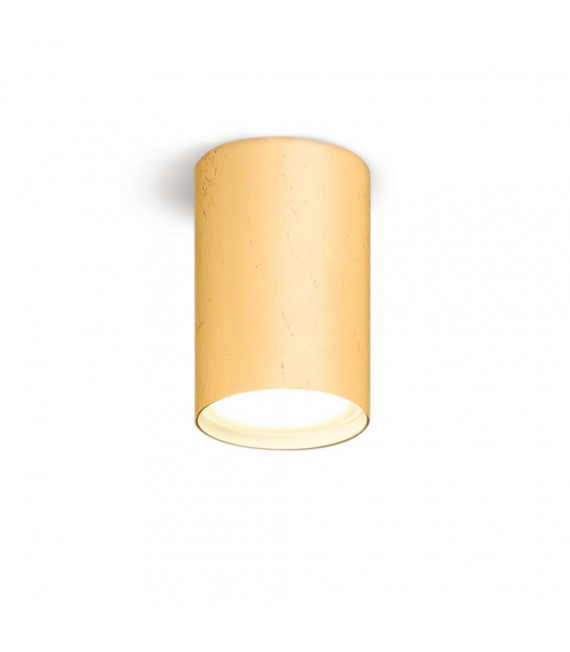 Spot Downlight Tubo 24 Karat vergoldetes Gold 1 Glühbirne 1cm