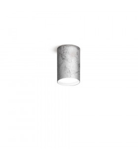 Spot Downlight Tube Silver 1 bulb 1cm
