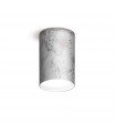 Spot Downlight Tube Silver 1 bulb 1cm