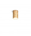 Spot Downlight Tube 24 carat gold plated Gold 1 bulb 1cm