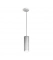 Suspension design Tube Argent 1 ampoule 23,5cm
