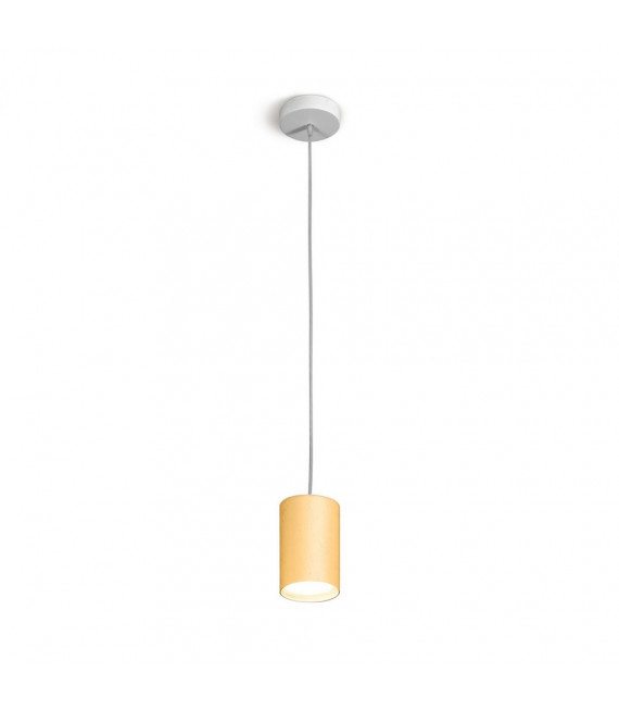 Diseño suspensión Tubo 24 kilates chapado en oro Oro 1 bombilla 1cm
