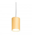 Suspension design Tube 24 carats plaqué d'or Or 1 ampoule 1cm