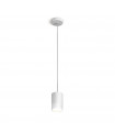 White Tube designer pendant lamp 1 bulb 1cm