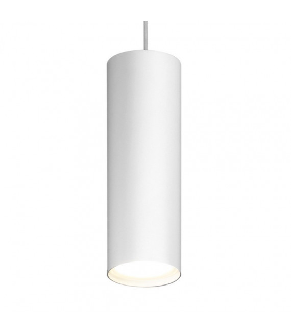 Lampada a sospensione di design White Tube 1 lampadina 23,5 cm