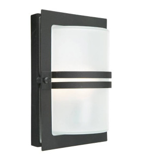 Aplique moderno Basel Negro 1 bombilla 31cm