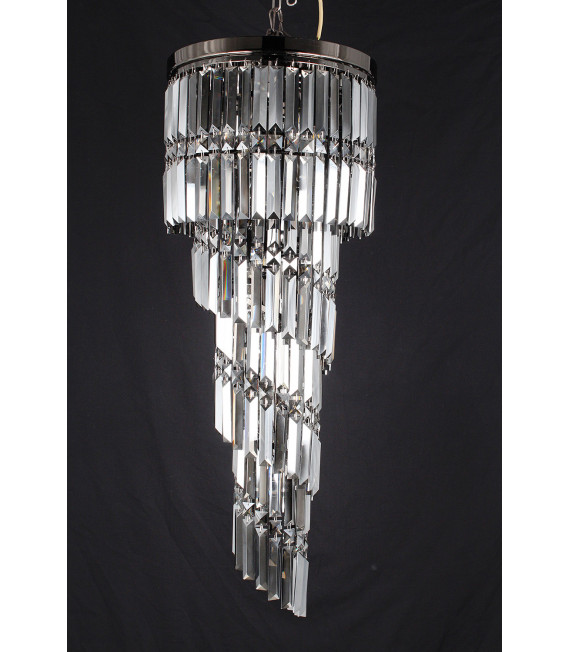 Lampadario Toronto Nero,bronzo 9 lampadine 91cm