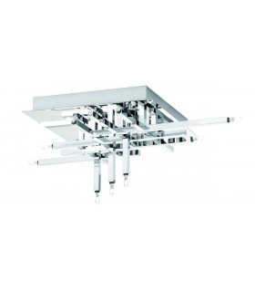 plafonnier ventilateur vintage 2 ampoules e27 max 60w brun patiné