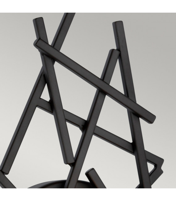 Aplique Taiko Acero Bronce Envejecido 1 bombilla 43cm