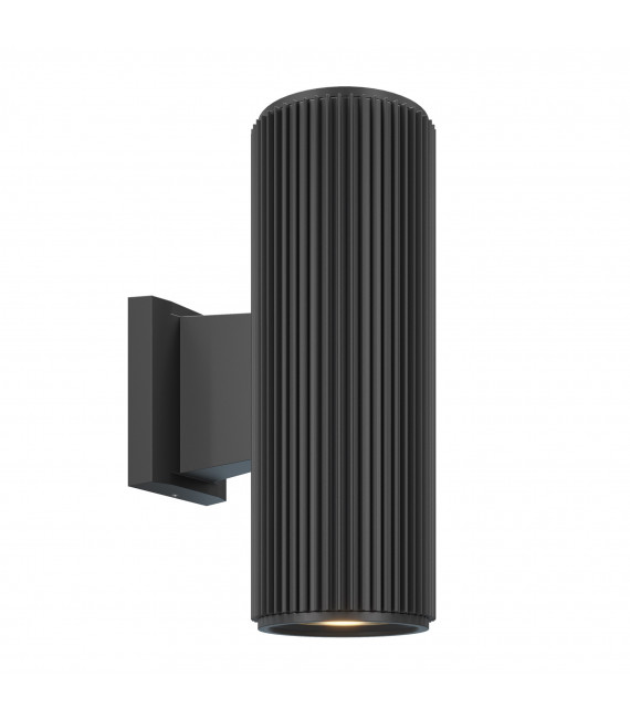 Applique de jardin Rando Métal Noir 2 ampoules 26cm