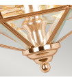 Ceiling light Old Rose gold 2 bulbs 23cm