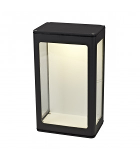 Book Graphite garden lantern 1 bulb 27cm