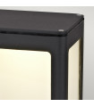 Book Graphite garden lantern 1 bulb 27cm