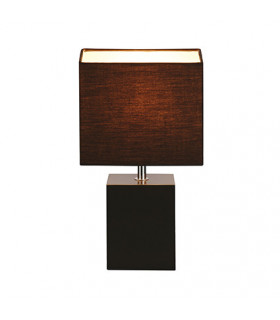 Table lamp Bara Brown 1 bulb 28.5cm