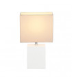 Lampe de table Bara blanc 1 ampoule 28,5cm