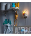 Wall light Ugglarp Metal Steel 1 bulb 22cm