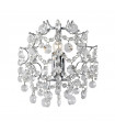 Design wall lamp Sofiero Metal Chrome 1 bulb 21cm