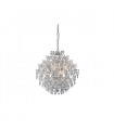 Sofiero Chrome Metal pendant light 6 bulbs 48.5cm