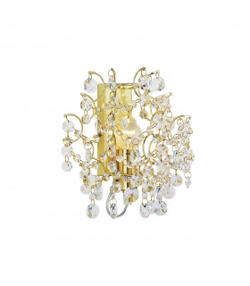 Applique di design Sofiero Metallo Ottone 1 lampadina 21cm